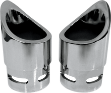 BARON Family Jewel Exhaust Tip - Chrome - Mini Scalloped BA-1100-02