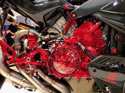 Motocorse Billet Aluminum Clutch Crankcase Cover for the Ducati Diavel V4