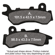 Brake Pads Sfa723 Organic Scooter