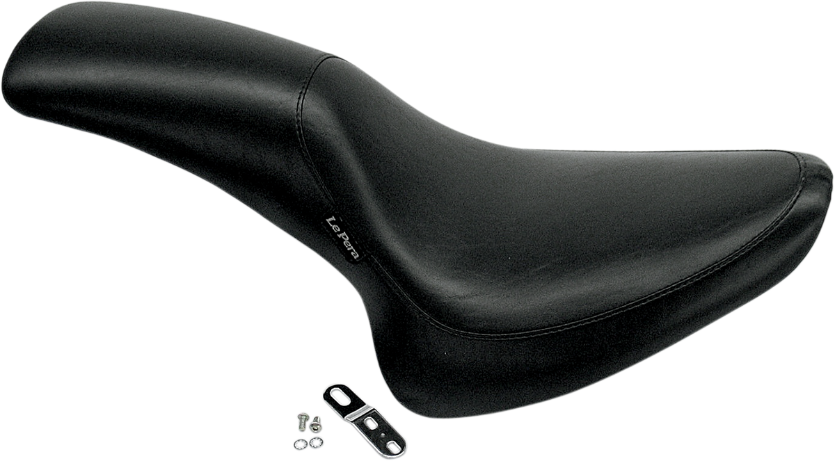 LE PERA Silhouette Seat - Gel - Black - Softail '00-'17 LGX-860