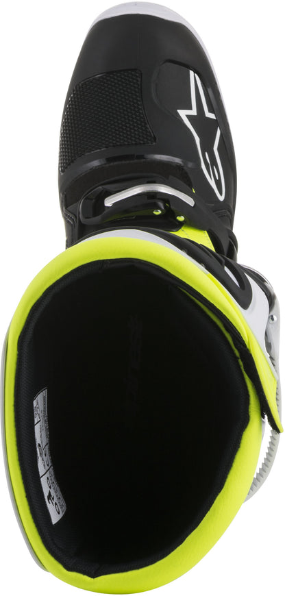 Tech 5 Boots Black/White/Yellow Sz 06