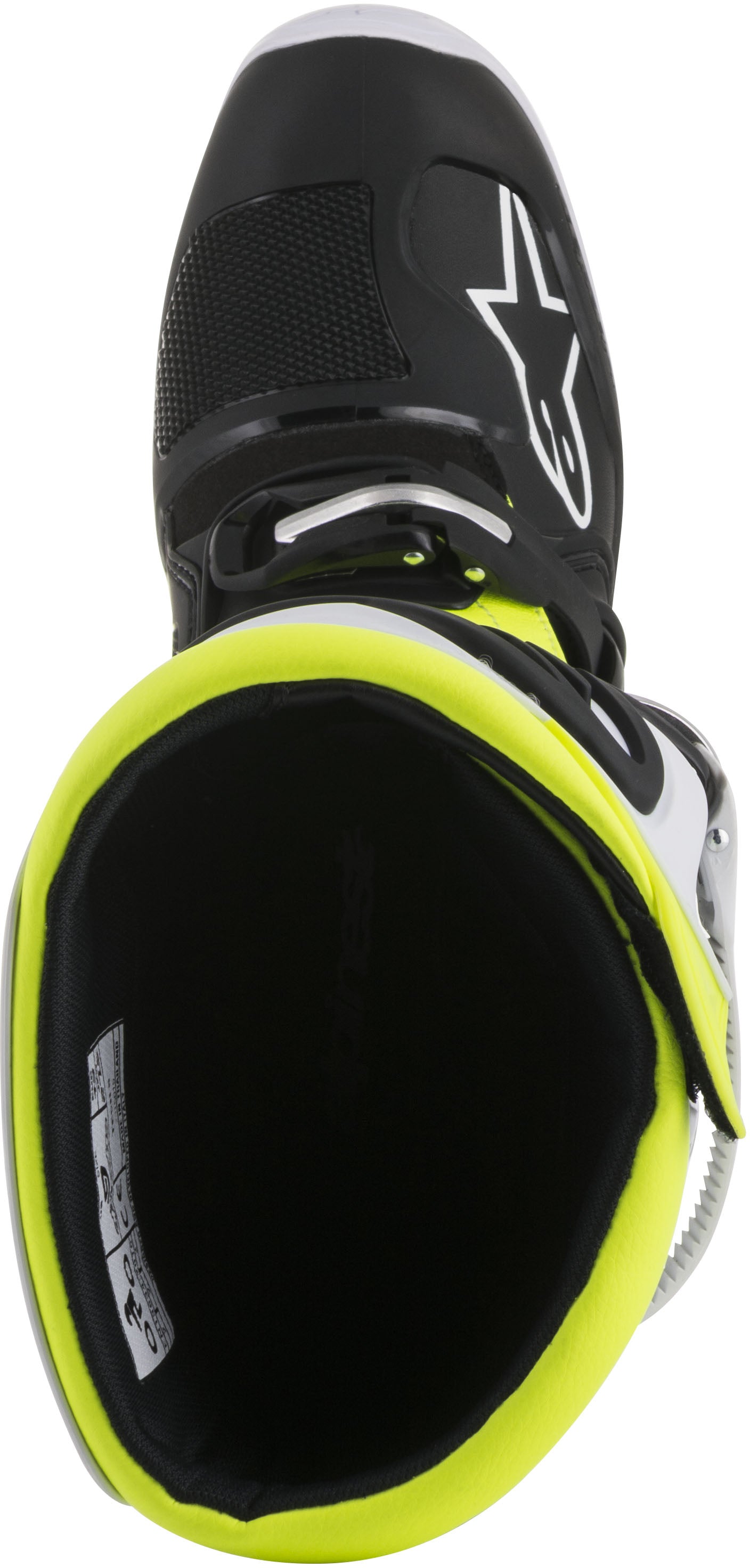 Tech 5 Boots Black/White/Yellow Sz 14