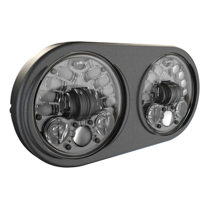 8692 Led Headlight Dual 5.75" Blk Bezel