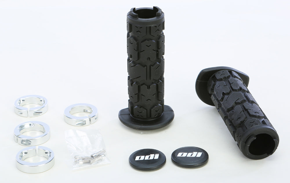Atv Rogue Lockon Grip 120mm Black/Silver