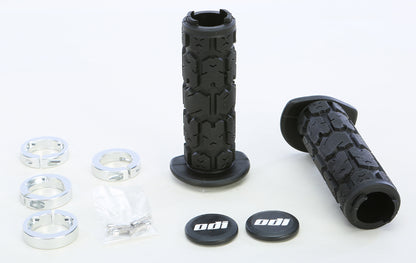 Atv Rogue Lockon Grip 120mm Black/Silver