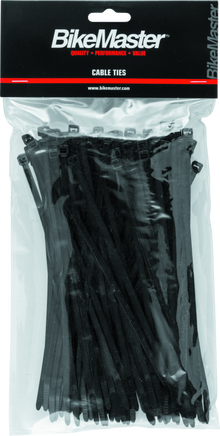 BikeMaster 7.5in Cable Ties (Pack of 100) - Black
