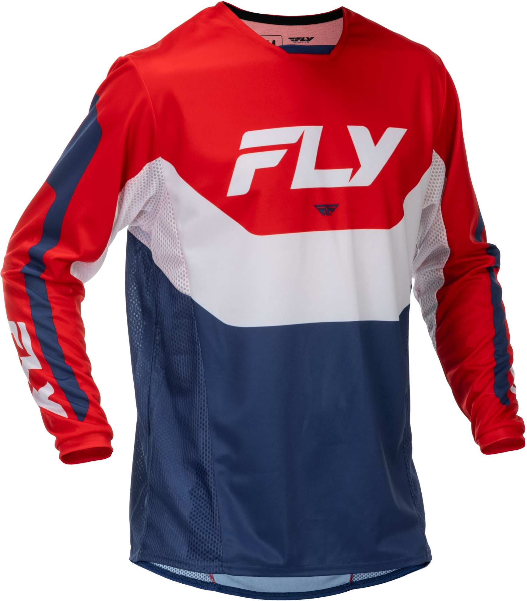 Kinetic Jersey Red/White/Blue Lg