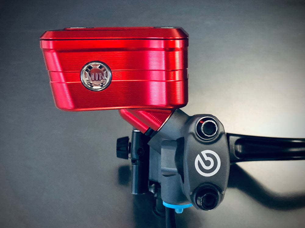 Motocorse Billet Aluminum Reservoirs For Brembo RCS Corsa Corta Master Cylinders Brake and Clutch