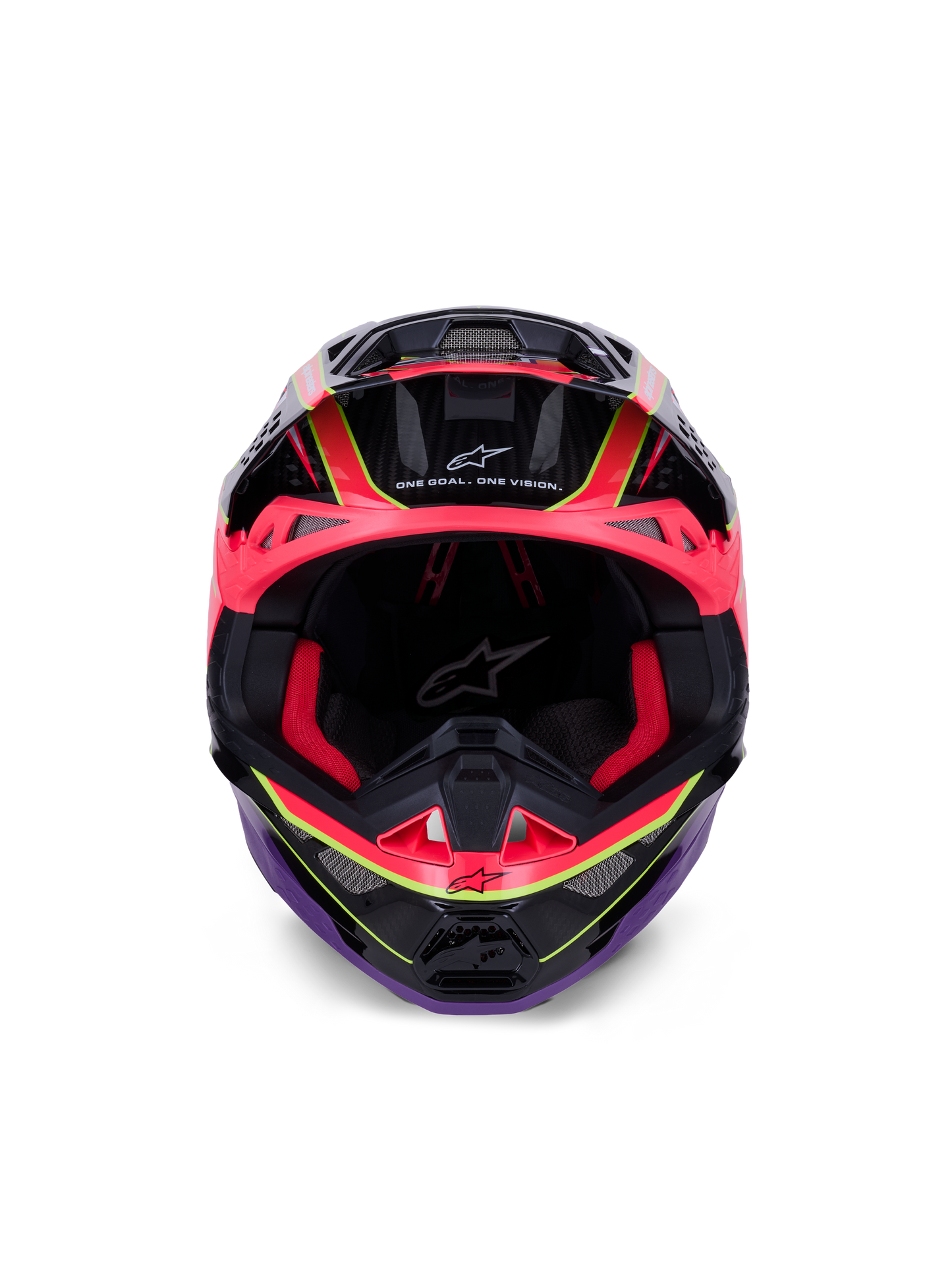 Supertech S M10 Era Helmet Pnk/Violet/Ylw Fluo Glossy Sm