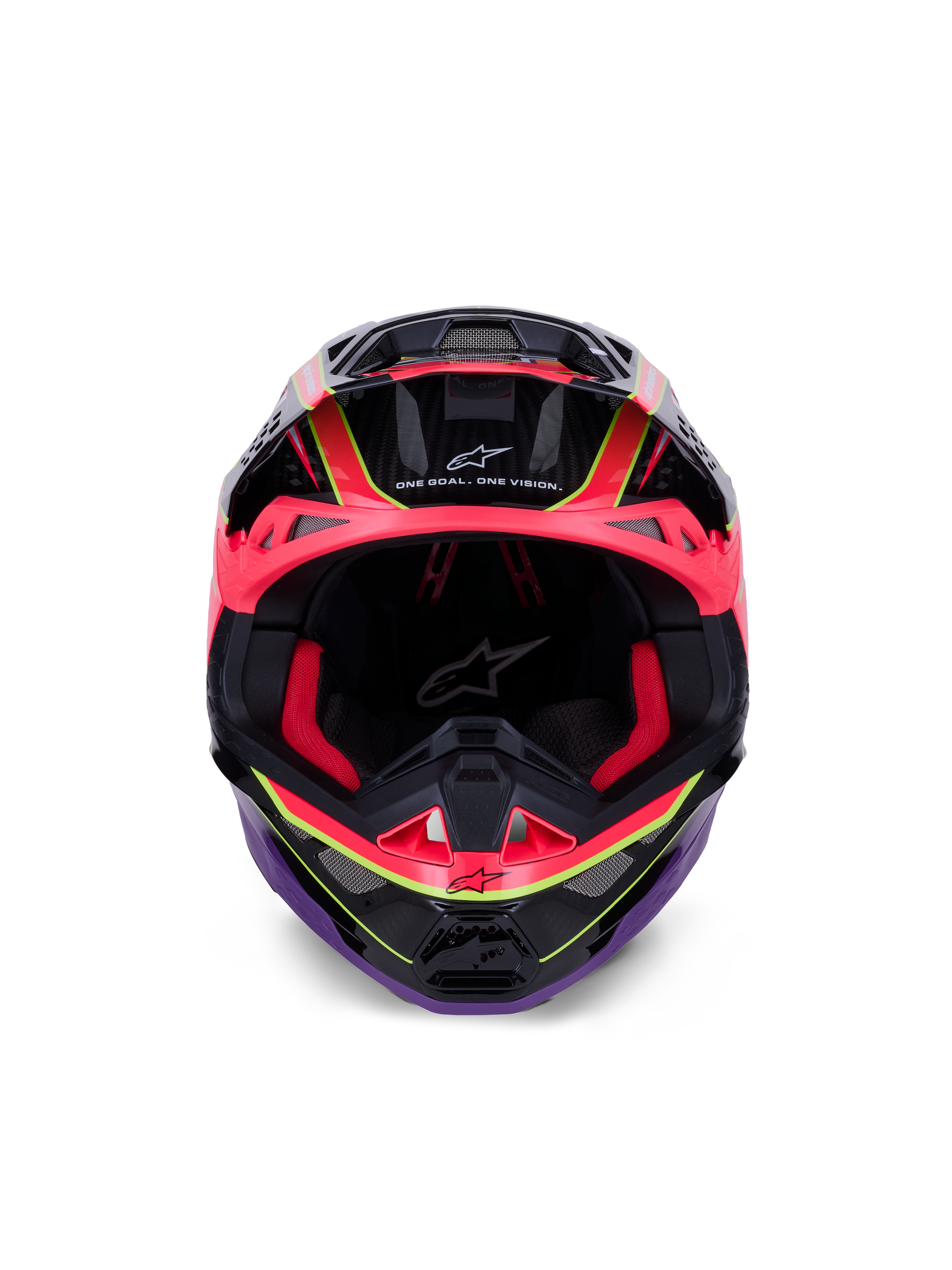 Supertech S M10 Era Helmet Pnk/Violet/Ylw Fluo Glossy Md
