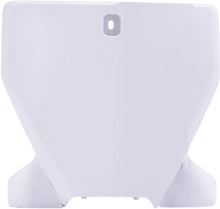 Front Number Plate White
