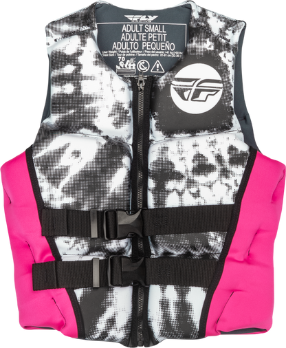 Wmn's Neoprene Flotation Vest Neon Pink/White/Black Xl