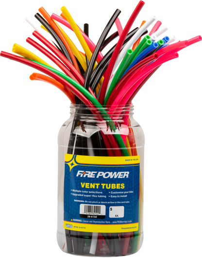Gas Cap Vent Hose 18" Multi Color 50/Pk