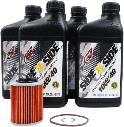 Sidexside Oil Change Kit 10w40 /W Oil Filter Can