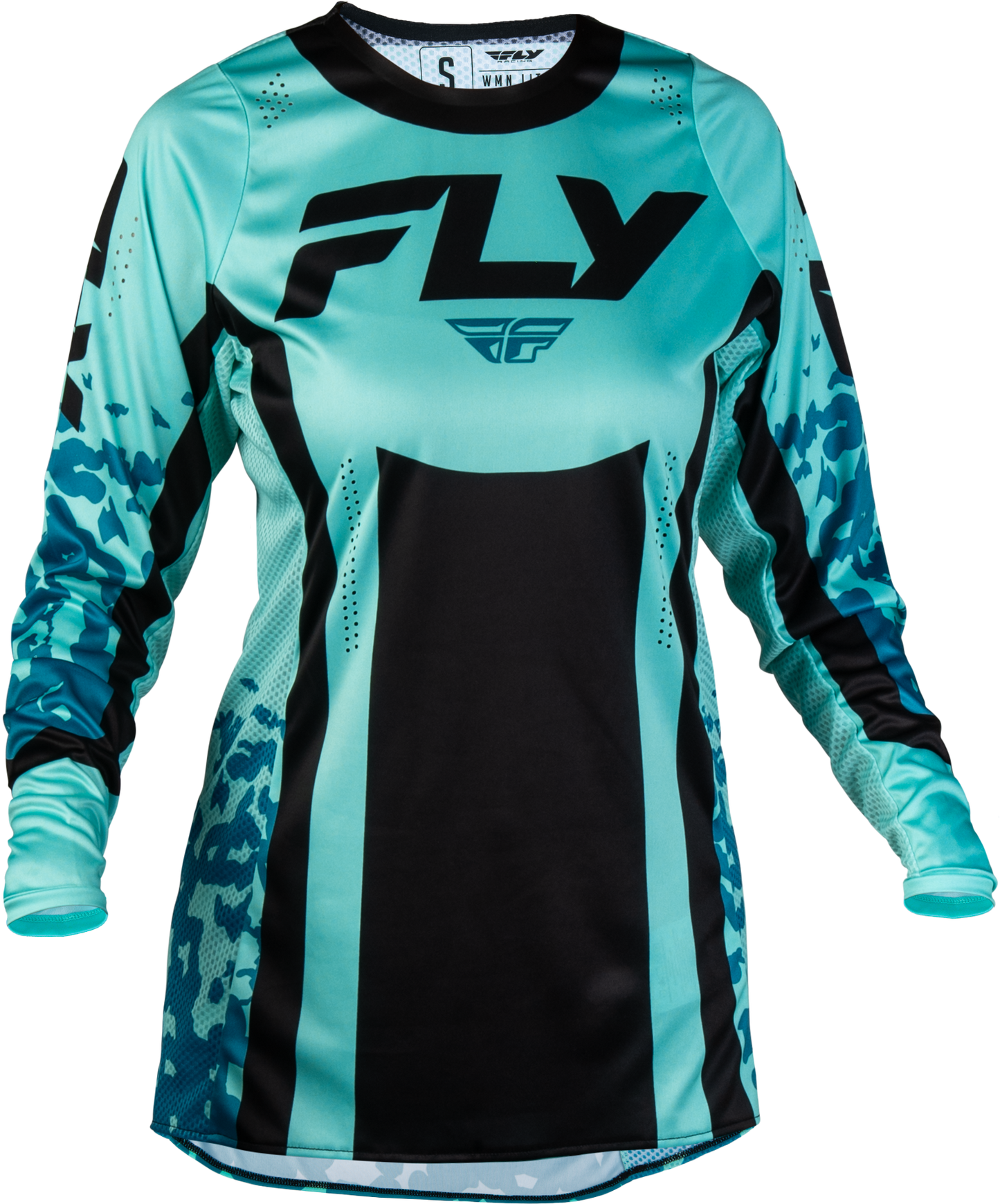 Women's Lite Flake Jersey Aqua/Teal/Black Md