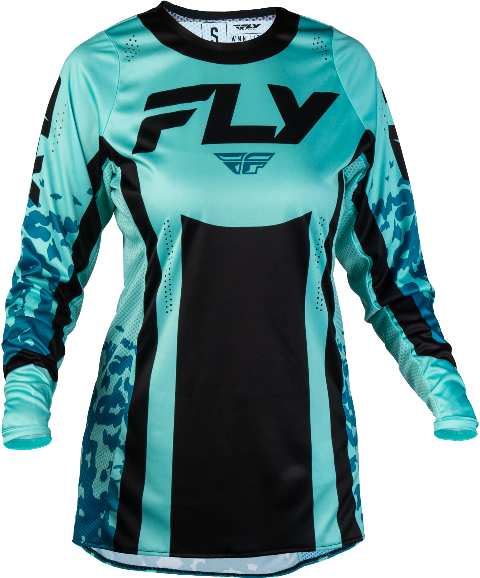Women's Lite Flake Jersey Aqua/Teal/Black Md