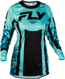 Women's Lite Flake Jersey Aqua/Teal/Black Md