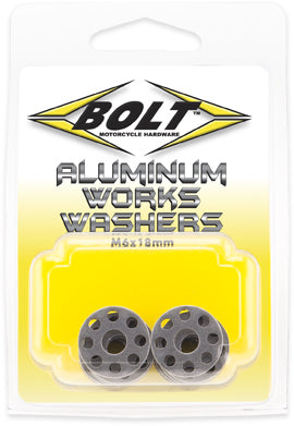 Aluminum Works Washers 18mm 10/Pk