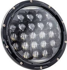 7" Led Multi Mini Black W/ Mnt Adapter