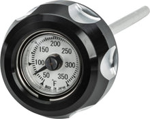 Oil Temp Dip Stick M8 Black And Machined