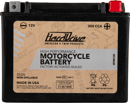 High Perform Battery Ytx24hl Cca 350