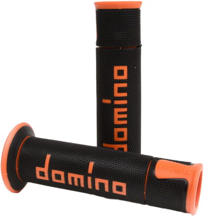 A450 Road Racing Grips Black/Orange Pair