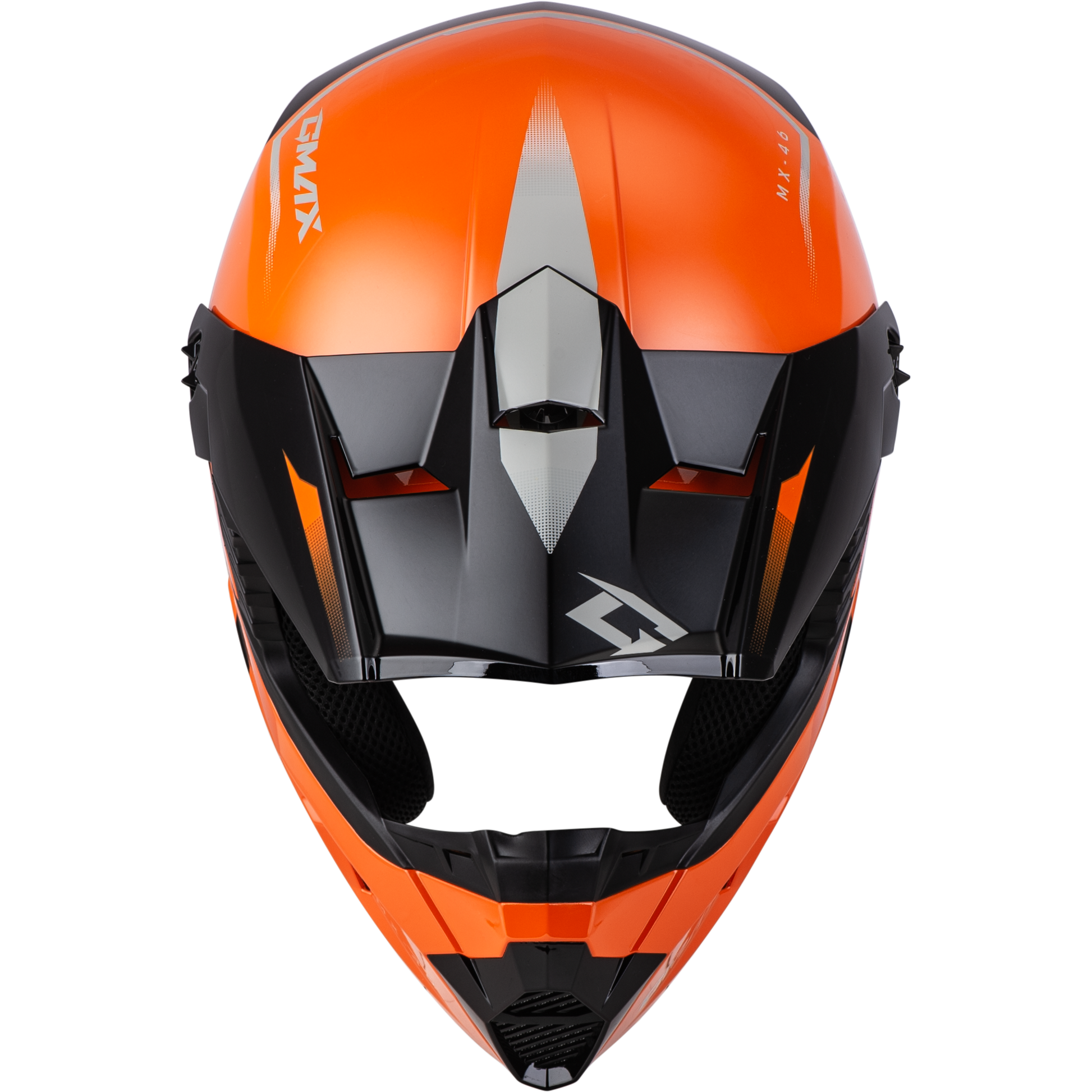 Mx 46 Compound Helmet Orange/Black/Grey Sm