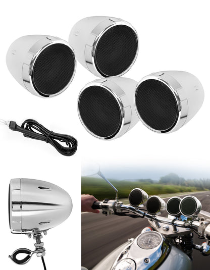 4 Speaker System Chrome