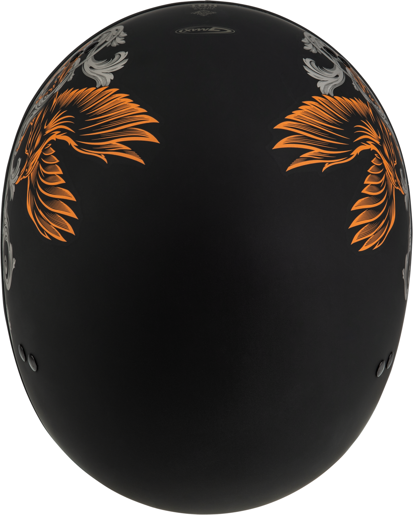 Hh 65 Corvus Helmet Matte Black/Silver/Orange 2x