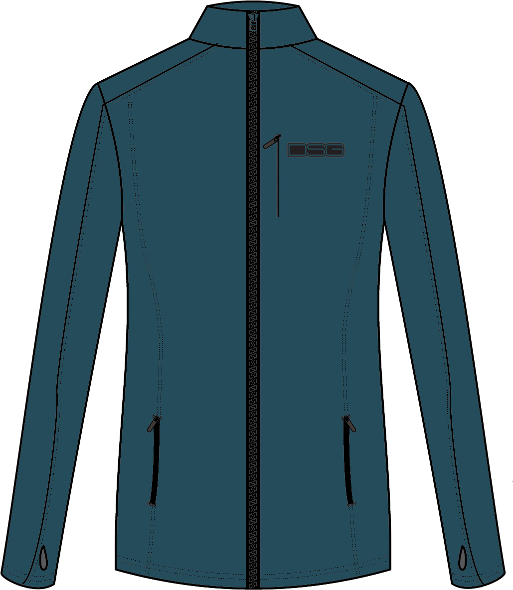 Performance Fleece Zip Up Navy Lg