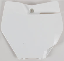 Front Number Plate White