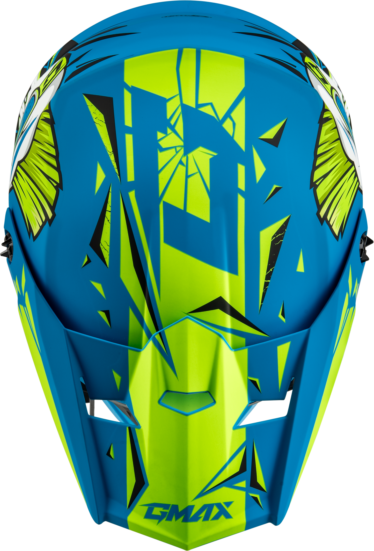Youth Mx 46y Unstable Helmet Matte Blue/Green Yl