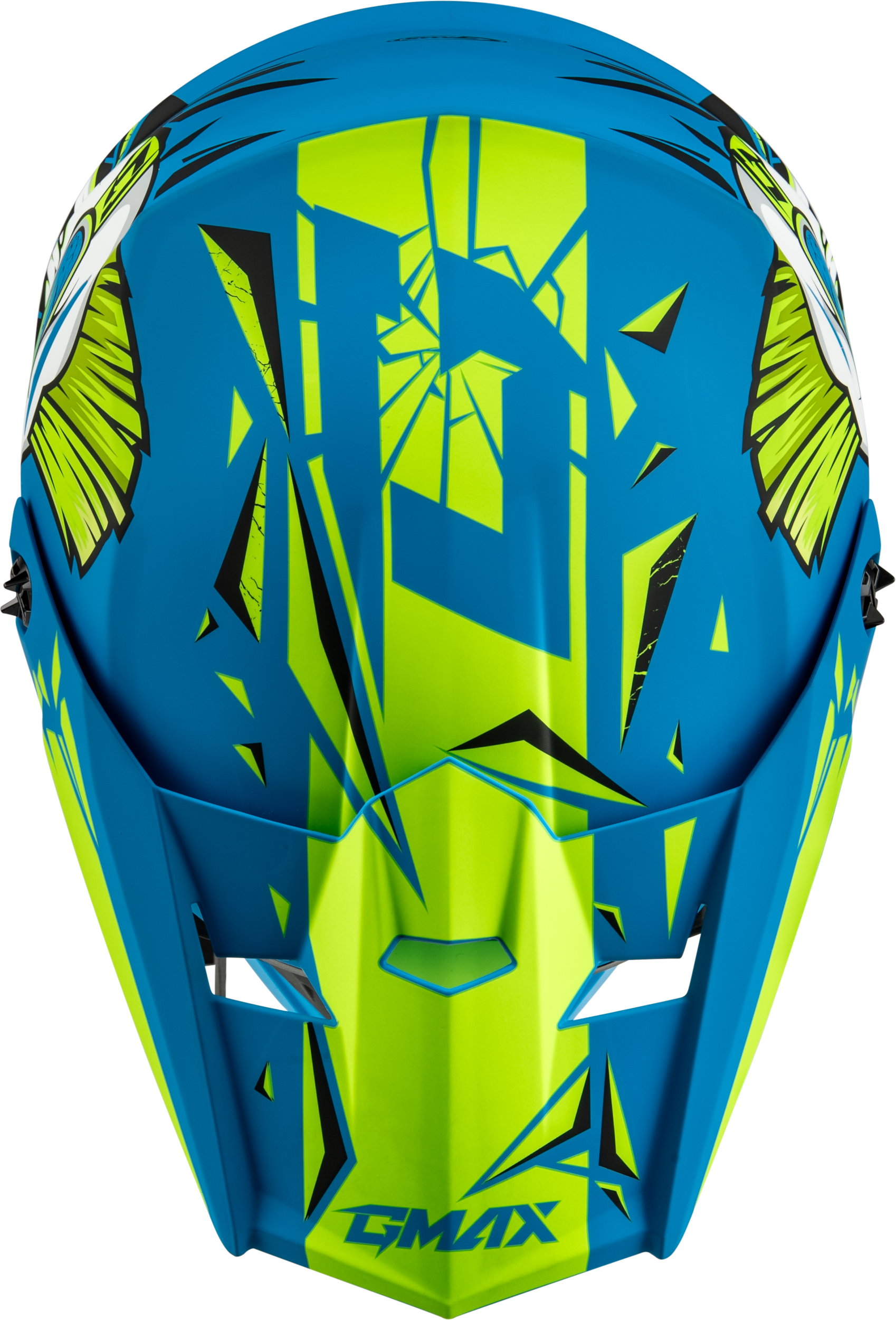 Youth Mx 46y Unstable Helmet Matte Blue/Green Yl
