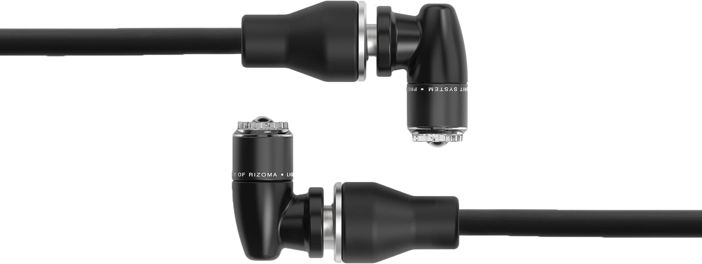 Light Unit Turn Signal With Holder Black Pair