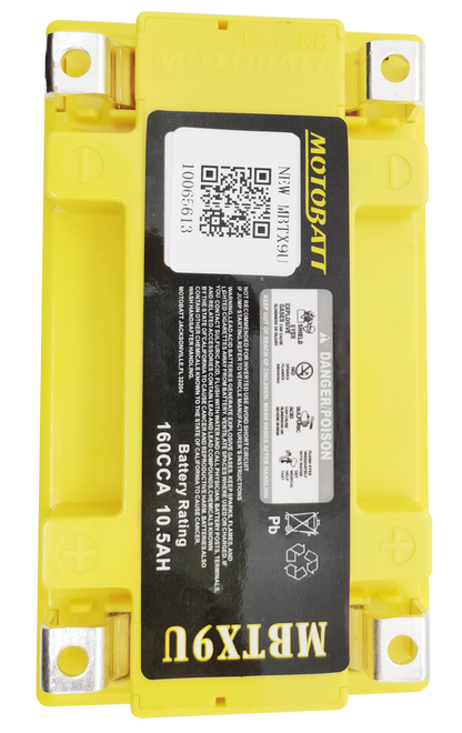 Battery Mbtx9u Sealed Factory Activated