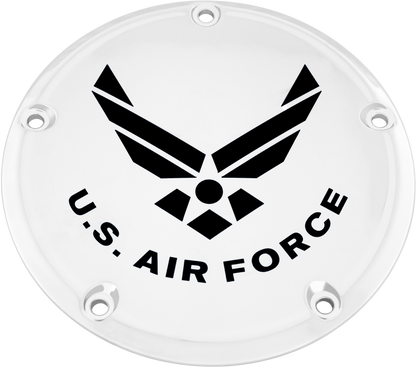 7   M8 Flt/Flh Derby Cover Air Force Chrome