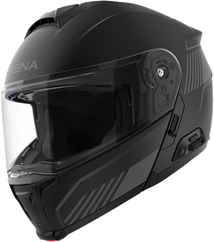 Specter Smart Flip Up Helmet Matte Black Md