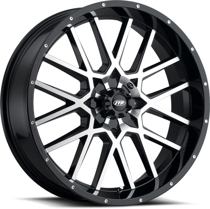 Hurricane Black/Machined 18x6.5 4/137 4 + 2.5 (+10mm)