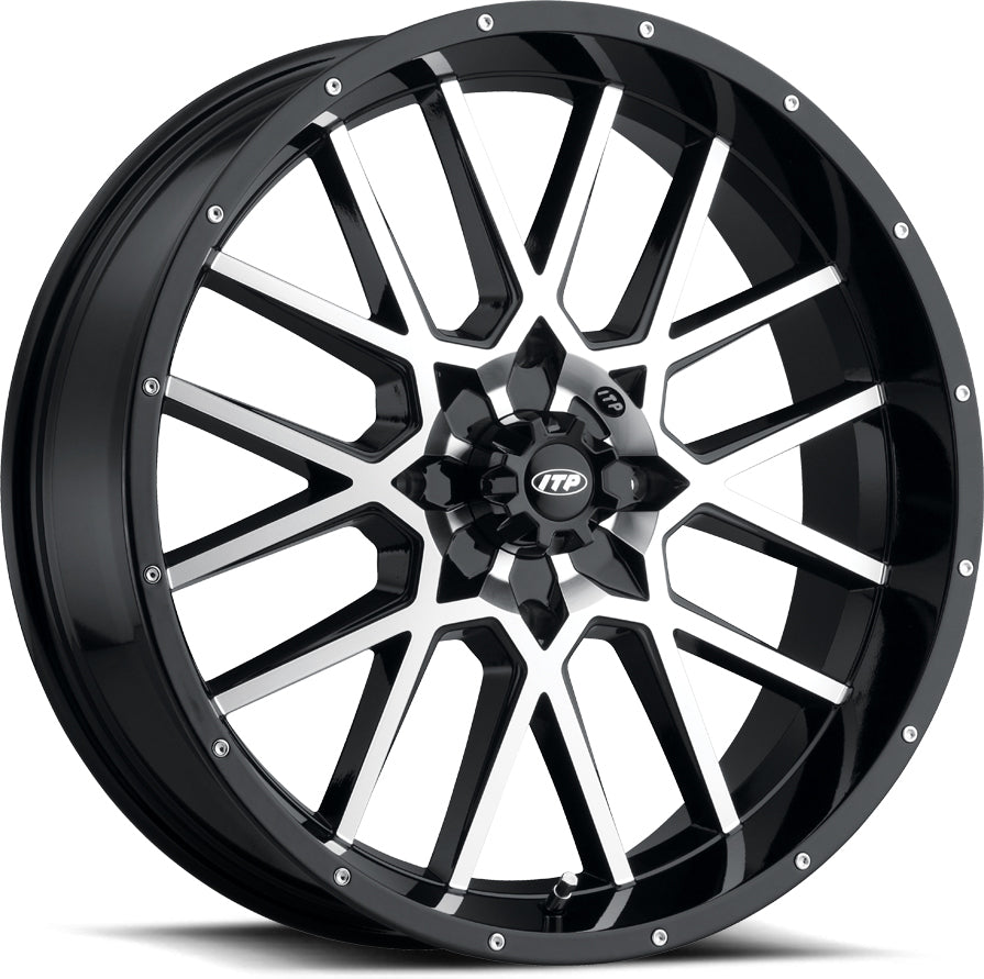 Hurricane Black/Machined 18x6.5 4/156 4 + 2.5 (+10mm)