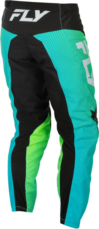 F 16 Pants Aqua/Black/White Sz 40
