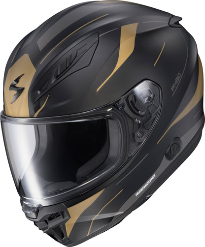 Exo R430 Full Face Helmet Cutlass Black/Gold Sm