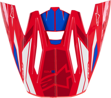 S M5 Visor Action 2 Bright Red/Blue Glossy