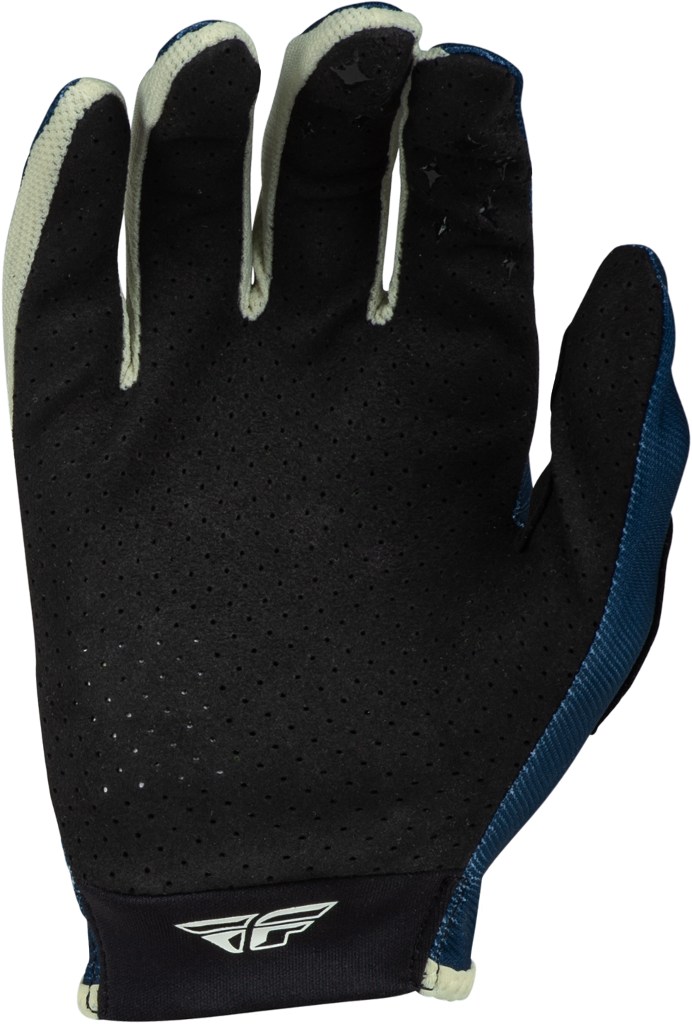 Girl's Lite Gloves Navy/Ivory Yl