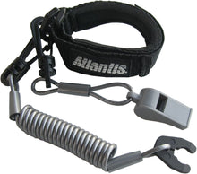 Pro Floating Wrist Lanyard Black W/Whistle