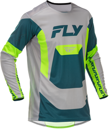 Youth Lite Jersey Grey/Lime/Teal Yxl