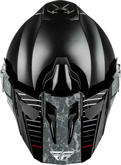 Fly Trekker Granite Helmet Black/Grey 2x