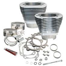 S&S Cycle 07-17 BT 117in Big Bore Cylinder Kit - Silver