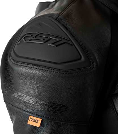 Tractech Evo D3o Jacket Black Leather Md