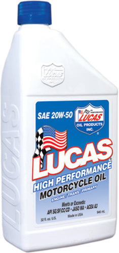 High Performance Oil 20w50 4t 1 Qt (6/Case  Sold Ea)