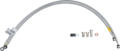 Brake Lines Ss Front/Rear 4 Line Sil Yam